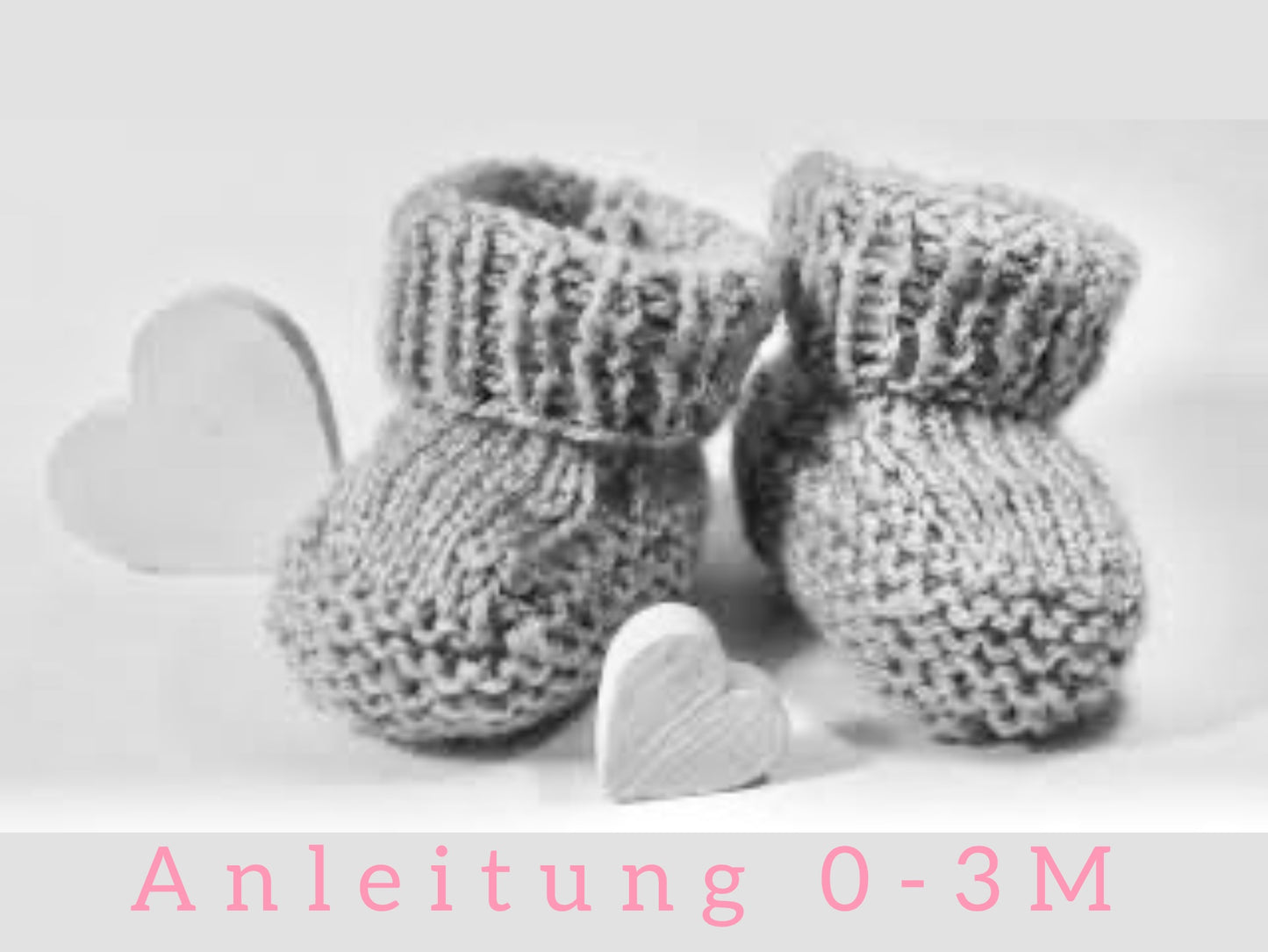 Anleitung Stricken Babysocken 0-3 Monate (PDF, Download)